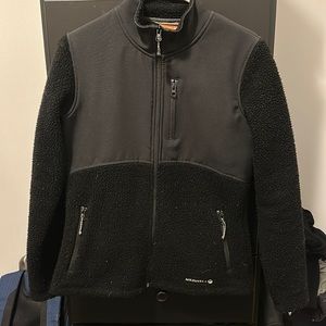 Merrell fleece coat, black, size small.